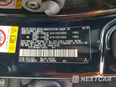 Zdjęcie 14 z 14 samochodu: 2019 LEXUS RX 350 BASE VIN:2T2ZZMCA6KC140602 - miniatura