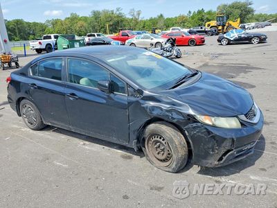 Czwarte zdjęcie samochodu z boku: 2014 HONDA CIVIC LX VIN:19XFB2F52EE037763 - miniatura