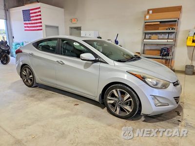 Czwarte zdjęcie samochodu z boku: 2015 HYUNDAI ELANTRA LIMITED VIN:KMHDH4AE4FU225336 - miniatura