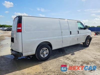 Trzecie zdjęcie samochodu z tyłu: 2025 CHEVROLET EXPRESS G2500 VIN:1GCWGBFP1S1269899 - miniatura