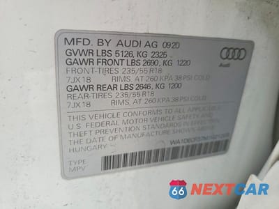 Zdjęcie 14 z 14 samochodu: 2021 AUDI Q3 PREMIUM S LINE 45 VIN:WA1DECF37M1021203 - miniatura