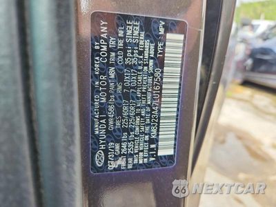 Zdjęcie 13 z 13 samochodu: 2020 HYUNDAI TUCSON SE VIN:KM8J23A47LU167580 - miniatura