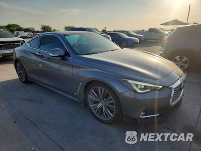 Czwarte zdjęcie samochodu z boku: 2018 INFINITI Q60 3.0T LUXE VIN:JN1EV7EK6JM341913 - miniatura