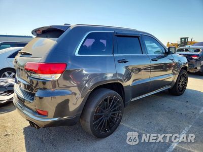 Trzecie zdjęcie samochodu z tyłu: 2015 JEEP GRAND CHEROKEE OVERLAND VIN:1C4RJECG1FC144237 - miniatura