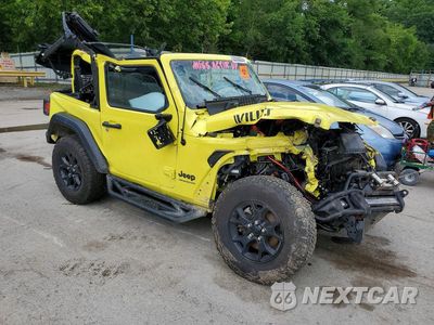 Czwarte zdjęcie samochodu z boku: 2022 JEEP WRANGLER SPORT VIN:1C4GJXAN1NW231444 - miniatura