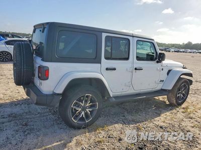 Trzecie zdjęcie samochodu z tyłu: 2024 JEEP WRANGLER 4XE VIN:1C4RJXN64RW195282 - miniatura