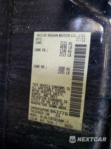 Zdjęcie 12 z 12 samochodu: 2011 NISSAN MAXIMA 3.5 S VIN:1N4AA5APXBC863776 - miniatura