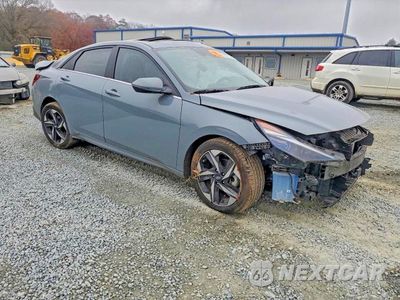 Czwarte zdjęcie samochodu z boku: 2023 HYUNDAI ELANTRA LIMITED VIN:KMHLN4AJ6PU040711 - miniatura