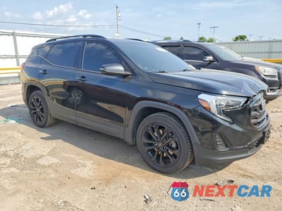 Czwarte zdjęcie samochodu z boku: 2019 GMC TERRAIN SLE VIN:3GKALTEXXKL347350 - miniatura