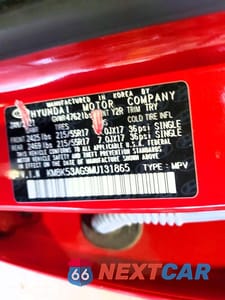 Zdjęcie 13 z 13 samochodu: 2021 HYUNDAI KONA ULTIMATE VIN:KM8K53AG9MU131865 - miniatura