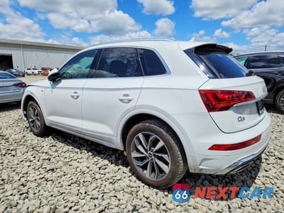 Drugie zdjęcie samochodu z przodu: 2023 AUDI Q5 PREMIUM PLUS 45 VIN:WA1EAAFY1P2046421 - miniatura