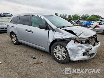 Czwarte zdjęcie samochodu z boku: 2011 HONDA ODYSSEY LX VIN:5FNRL5H22BB075966 - miniatura