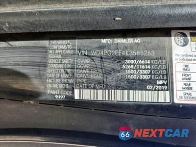Zdjęcie 13 z 13 samochodu: 2019 MERCEDES-BENZ METRIS VIN:WD4PG2EE4K3585263 - miniatura