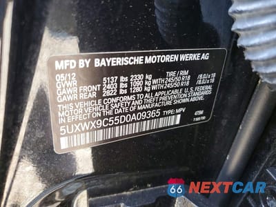 Zdjęcie 13 z 13 samochodu: 2013 BMW X3 XDRIVE28I VIN:5UXWX9C55D0A09365 - miniatura