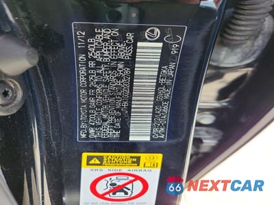 Zdjęcie 13 z 13 samochodu: 2013 LEXUS ES 350 VIN:JTHBK1GG2D2032789 - miniatura
