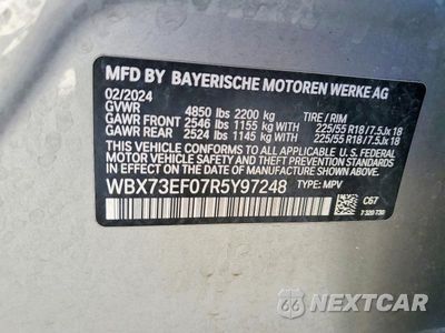 Zdjęcie 14 z 14 samochodu: 2024 BMW X1 XDRIVE28I VIN:WBX73EF07R5Y97248 - miniatura