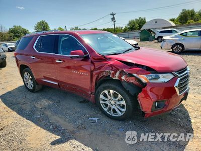 Czwarte zdjęcie samochodu z boku: 2019 CHEVROLET TRAVERSE PREMIER VIN:1GNEVKKW8KJ101652 - miniatura