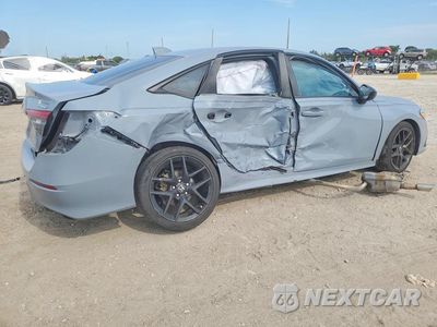 Trzecie zdjęcie samochodu z tyłu: 2022 HONDA CIVIC SPORT VIN:2HGFE2F56NH608202 - miniatura