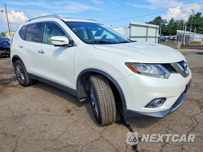 Czwarte zdjęcie samochodu z boku: 2016 NISSAN ROGUE SL VIN:5N1AT2MV4GC750132 - miniatura