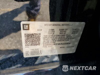 Zdjęcie 13 z 13 samochodu: 2019 CHEVROLET TAHOE K1500 LS VIN:1GNSKAKC1KR220804 - miniatura