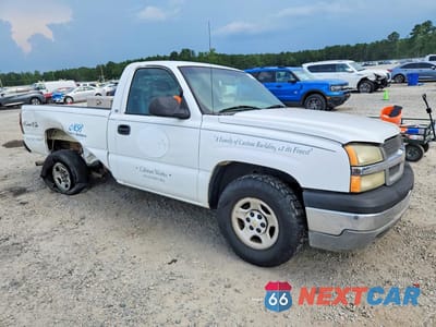 Czwarte zdjęcie samochodu z boku: 2004 CHEVROLET SILVERADO C1500 VIN:1GCEC14V94E101085 - miniatura