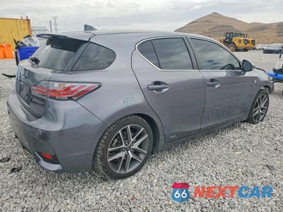 Trzecie zdjęcie samochodu z tyłu: 2017 LEXUS CT 200 VIN:JTHKD5BH1H2284797 - miniatura
