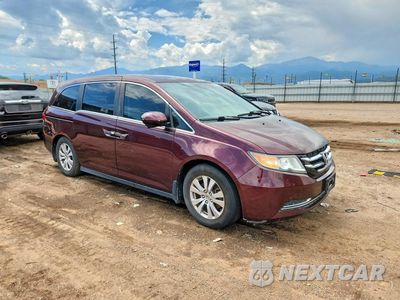Czwarte zdjęcie samochodu z boku: 2014 HONDA ODYSSEY EXL VIN:5FNRL5H66EB045229 - miniatura