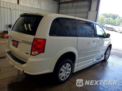 Trzecie zdjęcie samochodu z tyłu: 2014 DODGE GRAND CARAVAN SE VIN:2C4RDGBG5ER312097 - miniatura
