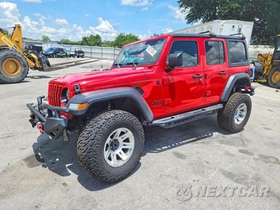 2020 JEEP WRANGLER UNLIMITED SPORT 1C4HJXDG1LW185404 - główne zdjęcie licytacji z USA - miniatura