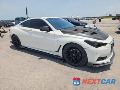 Czwarte zdjęcie samochodu z boku: 2020 INFINITI Q60 3.0T LUXE VIN:JN1EV7EL2LM380378 - miniatura