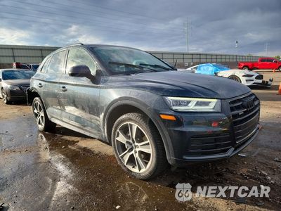 Czwarte zdjęcie samochodu z boku: 2019 AUDI Q5 PREMIUM PLUS VIN:WA1BNAFY0K2077305 - miniatura