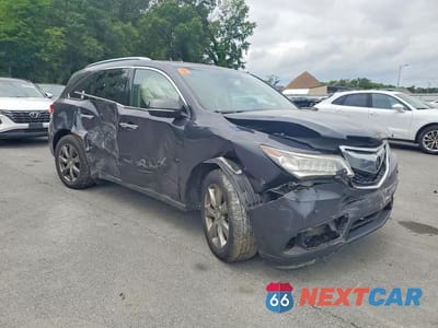 Czwarte zdjęcie samochodu z boku: 2014 ACURA MDX ADVANCE VIN:5FRYD4H87EB019855 - miniatura