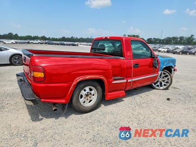 Trzecie zdjęcie samochodu z tyłu: 2001 GMC NEW SIERRA K1500 VIN:1GTEK14T61Z291465 - miniatura