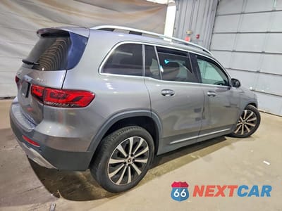 Trzecie zdjęcie samochodu z tyłu: 2021 MERCEDES-BENZ GLB 250 4MATIC VIN:W1N4M4HBXMW120953 - miniatura