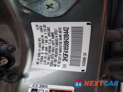 Zdjęcie 13 z 13 samochodu: 2008 HONDA CIVIC LX VIN:2HGFA16588H318442 - miniatura