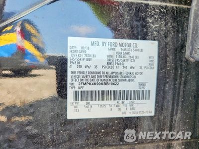Zdjęcie 13 z 13 samochodu: 2019 FORD EDGE TITANIUM VIN:2FMPK4K90KBB10622 - miniatura