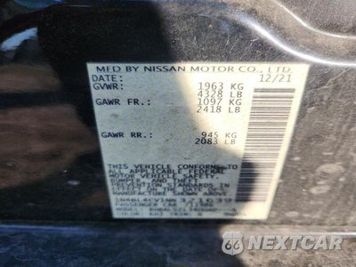 Zdjęcie 12 z 12 samochodu: 2022 NISSAN ALTIMA SR VIN:1N4BL4CV1NN321639 - miniatura