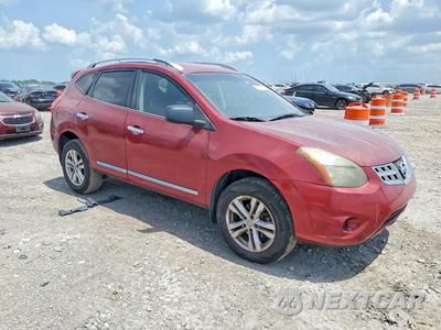 Czwarte zdjęcie samochodu z boku: 2015 NISSAN ROGUE SELECT S VIN:JN8AS5MTXFW673307 - miniatura