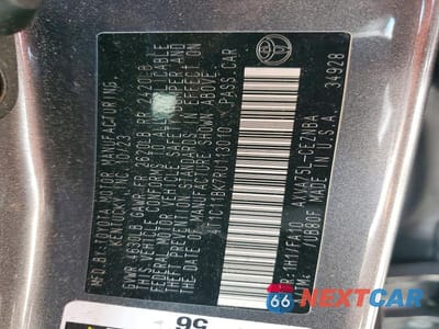 Zdjęcie 13 z 13 samochodu: 2024 TOYOTA CAMRY LE VIN:4T1C11BK7RU113010 - miniatura