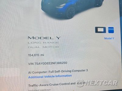 Zdjęcie 9 z 12 samochodu: 2022 TESLA MODEL Y VIN:7SAYGDEE2NF386250 - miniatura
