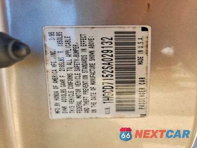 Zdjęcie 13 z 13 samochodu: 1995 HONDA ACCORD EX VIN:1HGCD7152SA029132 - miniatura