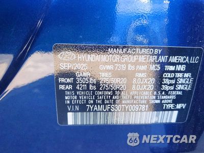 Zdjęcie 14 z 14 samochodu: 2026 HYUNDAI IONIQ 9 SEL VIN:7YAMUFS30TY009781 - miniatura