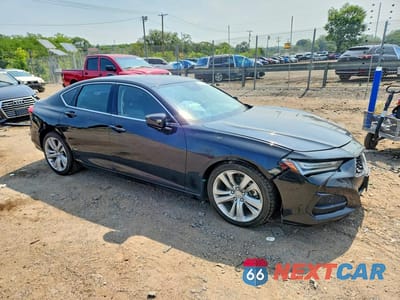Czwarte zdjęcie samochodu z boku: 2022 ACURA TLX TECHNOLOGY VIN:19UUB5F46NA003331 - miniatura