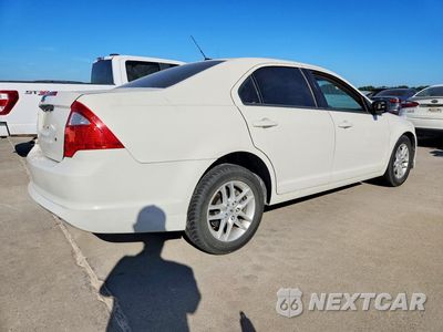 Trzecie zdjęcie samochodu z tyłu: 2012 FORD FUSION S VIN:3FAHP0GA4CR350593 - miniatura