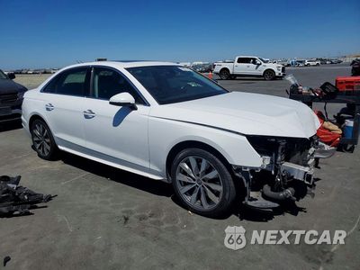 Czwarte zdjęcie samochodu z boku: 2021 AUDI A4 VIN:WAUABAF49MN006075 - miniatura