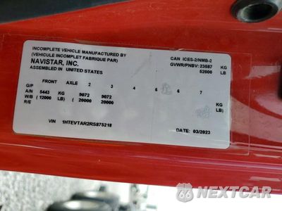 Zdjęcie 10 z 10 samochodu: 2024 INTERNATIONAL MV607 TRUCK CAB AND CHASSIS VIN:1HTEVTAR2RS875218 - miniatura