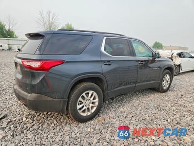 Trzecie zdjęcie samochodu z tyłu: 2021 CHEVROLET TRAVERSE LT VIN:1GNEVGKW8MJ158675 - miniatura