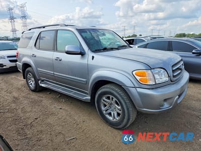 Czwarte zdjęcie samochodu z boku: 2003 TOYOTA SEQUOIA LIMITED VIN:5TDBT48A03S193336 - miniatura