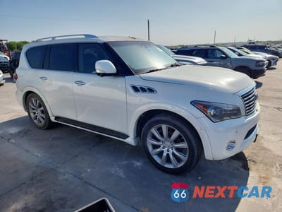 Czwarte zdjęcie samochodu z boku: 2011 INFINITI QX56 BASE VIN:JN8AZ2NE3B9005111 - miniatura