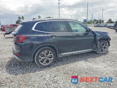 Trzecie zdjęcie samochodu z tyłu: 2023 BMW X3 SDRIVE30I VIN:5UX43DP06P9R48624 - miniatura